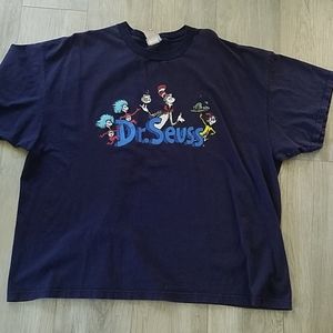 Dr.Seuss Blue Mens Shirt